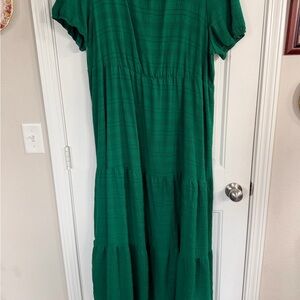 Chic Green Maxi Dress